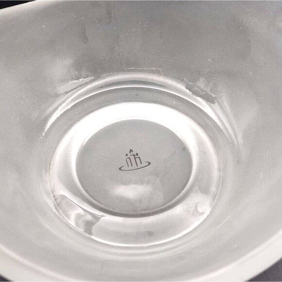 Partylite Glass Jump For Joy Dolphin Votive Candle Holder Frosted Bowl - Picture 6 of 7